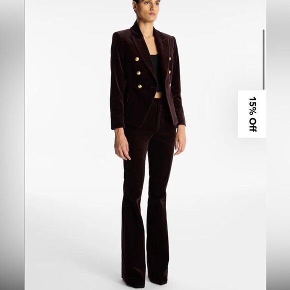 A.L.C Sophie II Velvet Pants NWT - Picture 1 of 6